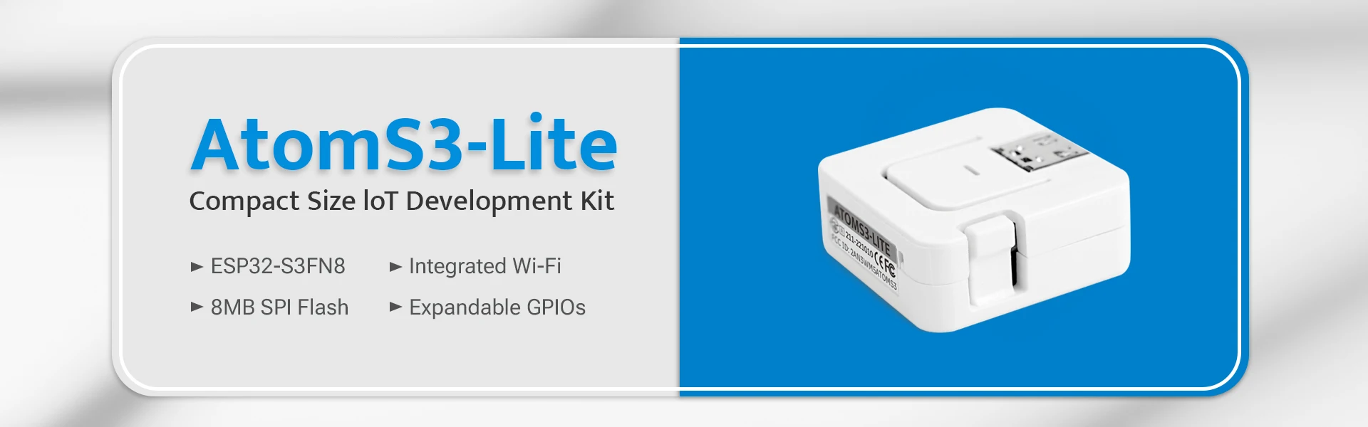 AtomS3 Lite ESP32-S3 Programmable Controller Embedded IoT Application for  IoT I
