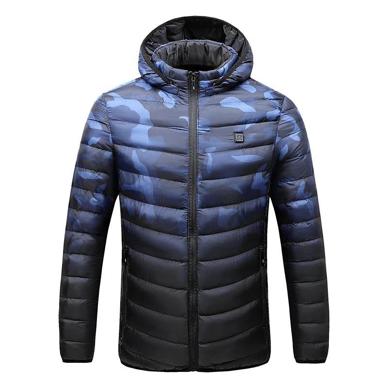 Men Waterproof Heated Jacket USB Winter Outdoor Electric Heating Jacket Warm Sprot Thermal Coat Clothing Heatable Cotton Jackets men's jacket Jackets