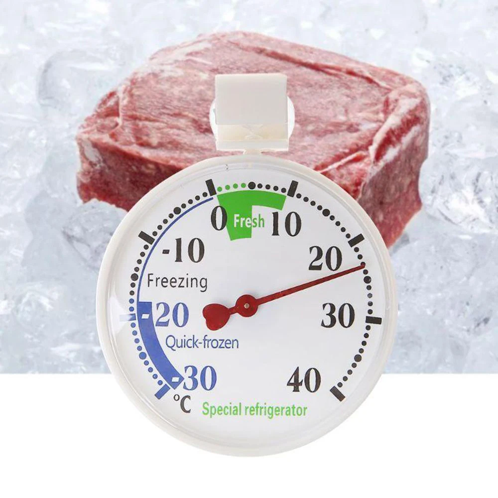 Description Picture 6 of itemMini Fridge Refrigeration Temperature Gauge Measurement Tools Circular Thermometer Refrigerator Freezer Thermometer -30~40℃