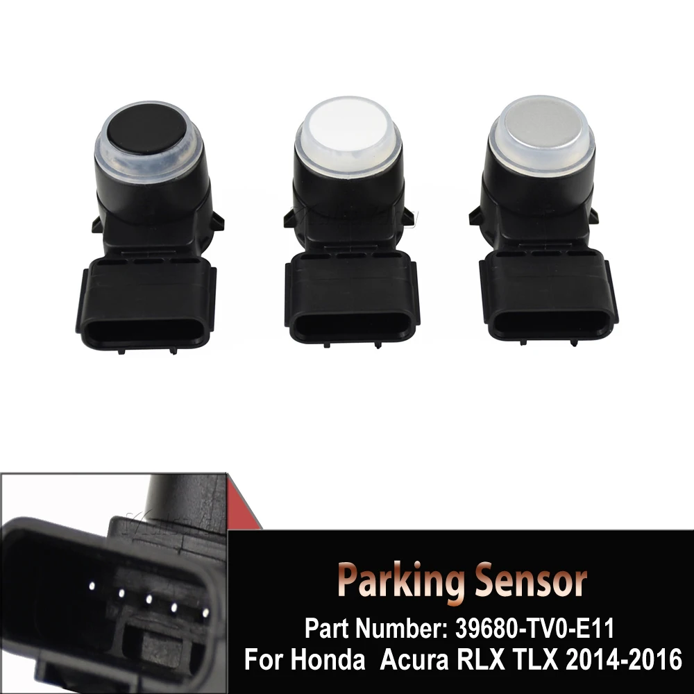 

Black Silvery Grey Car Parktronic 39680-TV0-E11ZE PDC Parking Sensor Antirodar For Honda Acura RLX CR-V Civic 39680-TV0-E11