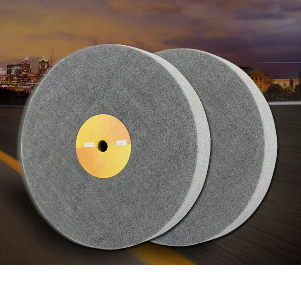 

Nylon Fiber Polishing Wheel Buffing Pad Grinding Abrasive Disc For Metal Wood Polishing Grey (150x25 5P)