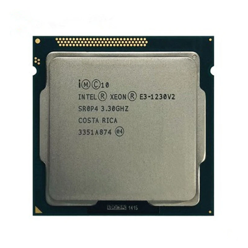 amd processor Intel Xeon E3 1230 V2  3.3 ghz duplo-núcleo duplo-thread 69w processador cpu lga 1155 Procesador central Xeon E3 v2 best cpu