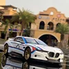 1:24 BMW 3.0 CSL Hommage R BMW M4 M6 Free Wheeling High Light Sport Racing Car Model Toy Diecast Metal Alloy Miniature Replica 3