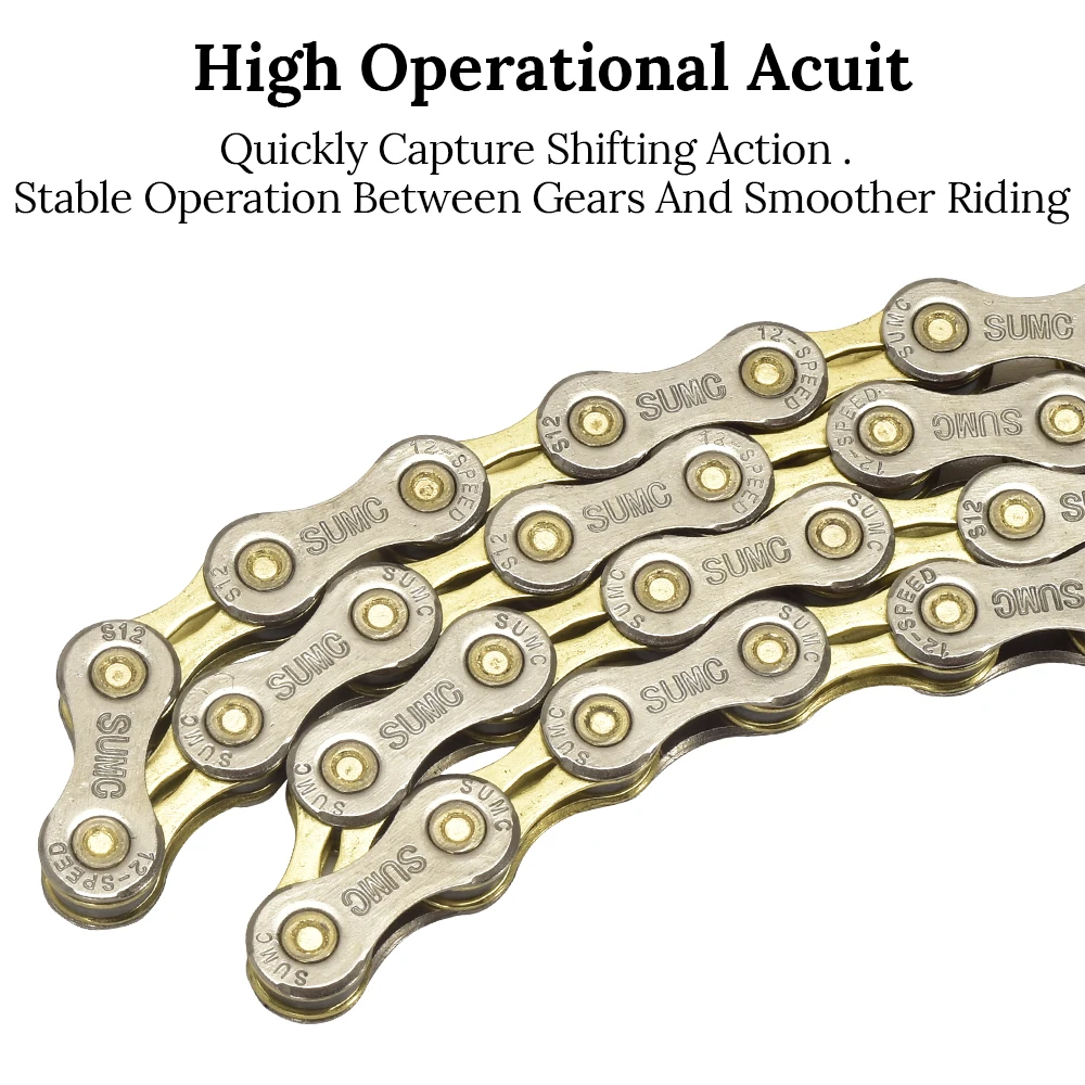 9/10/11/12 Speed Bicycle Chain MTB Mountain Road Bike Chain for SHIMANO Campagnolo SRAM 116L bicycle chains bicycle chain