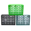 25 Multi-grid Drawer Parts Box Wall-mounted Screw Classification Component Box Tool Case electronic components Storage ToolBox 6