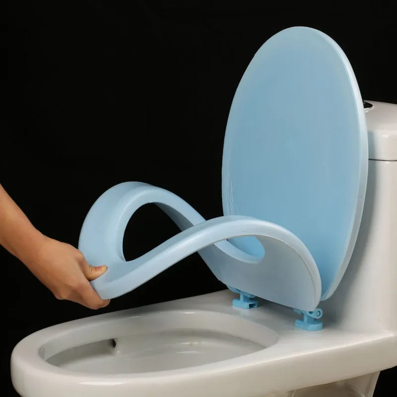 Description Picture 5 of itemToilet Cover Bathroom Warmer Seat EVA Waterproof Pad Removable Mat Household Great Flexibility Soft Comfortable Bath Supplies