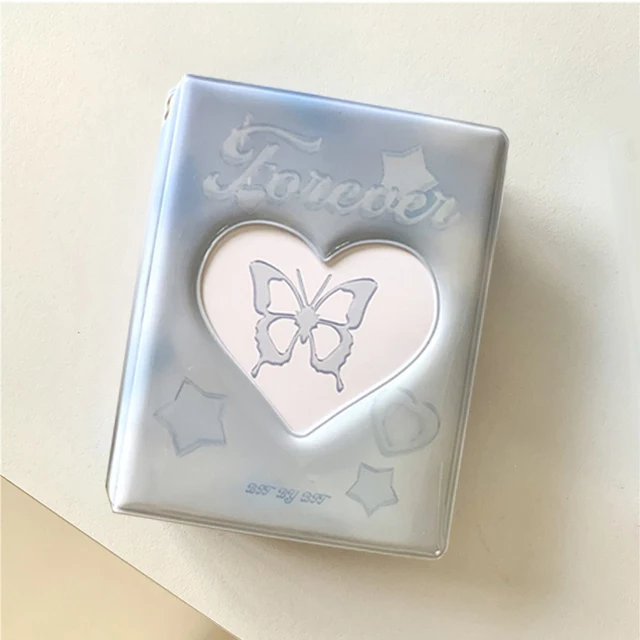 Ins Butterfly Photocard Holder Storage Photo Album Kpop Star Chaser Idol Collection Book Card Mini Binder - Image 3