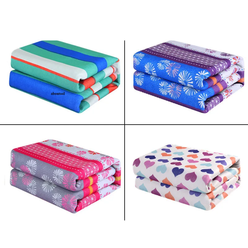 Random Color Electric Blanket Thicker Heater Double Body Warmer Heated Blanket Thermostat Electric Heating