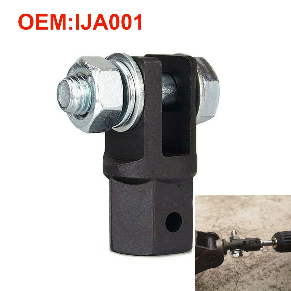 Car 1/2 Inch Scissor Jack Drill Adapter Automotive Trestle Jacks