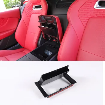 For Jaguar F-TYPE 2013-2024 ABS Black Car Central Control Armrest Box Hidden Storage Box Privacy Storage Box Car Accessories 1
