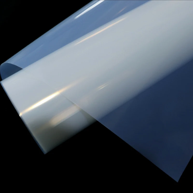 125mic thickness milky inkjet film rolls waterproof plate making film rolls 30m long roll