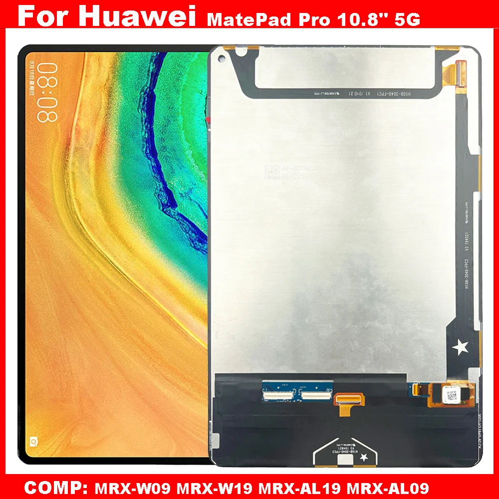 NEW For Huawei MatePad Pro 10.8" 5G MRX-W09 MRX-W19 MRX-AL19 LCD Display Touch Screen Digitizer Glass Assembly Repair