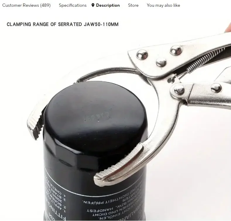 Clamp Filter Wrench Oil Grid Wrench Oil Change Adjustable Multi-Function Engine Filter Car Disassembly Tool Repair