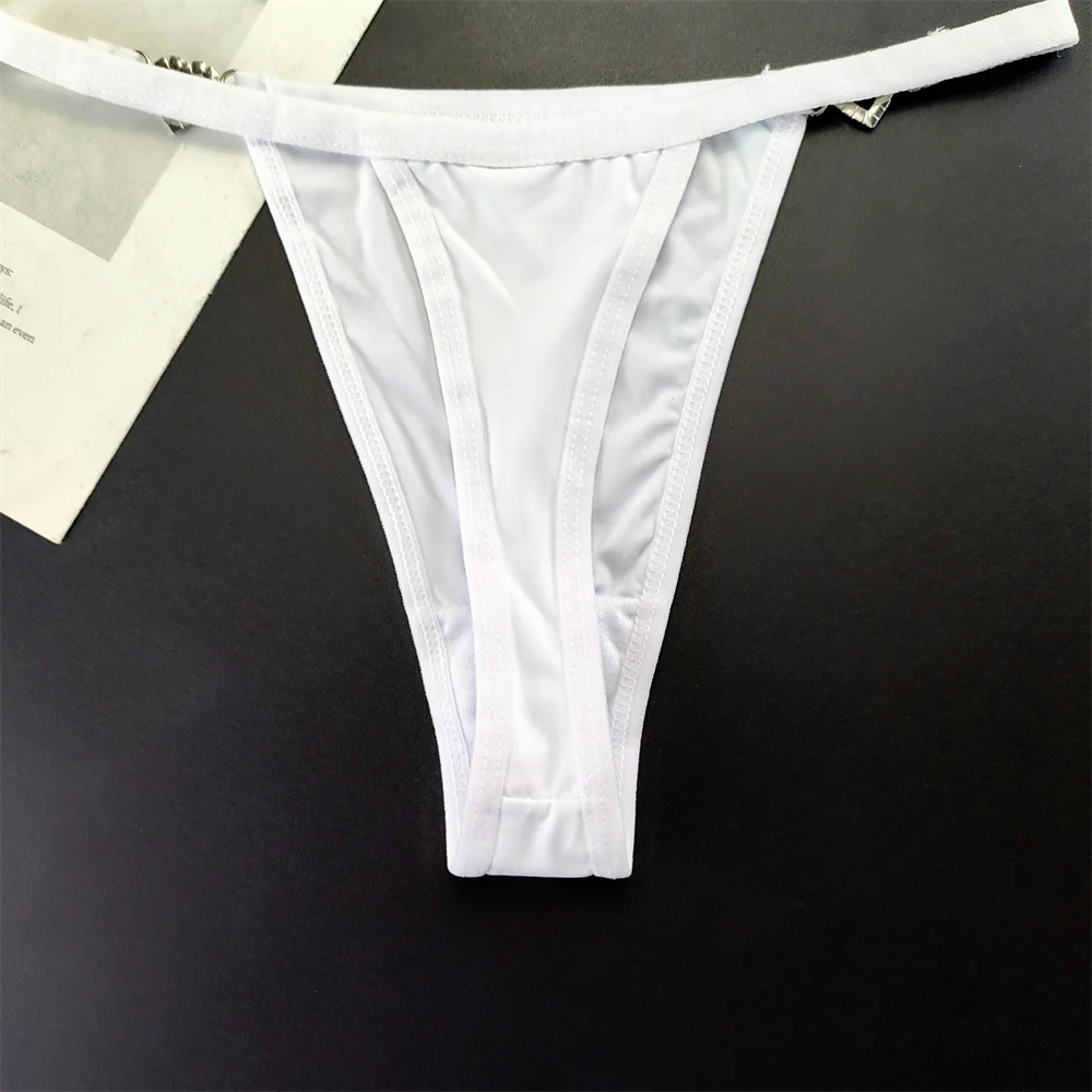 rhinestone strap thong full view