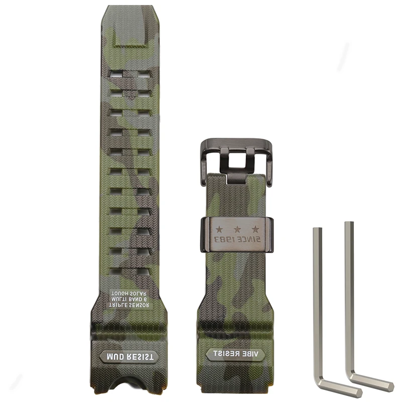 thumbnail image 1 of Accesorios para reloj Casio MUDMASTER GWG1000 Master con correa de acero inoxidable para hombre, 1 of 5