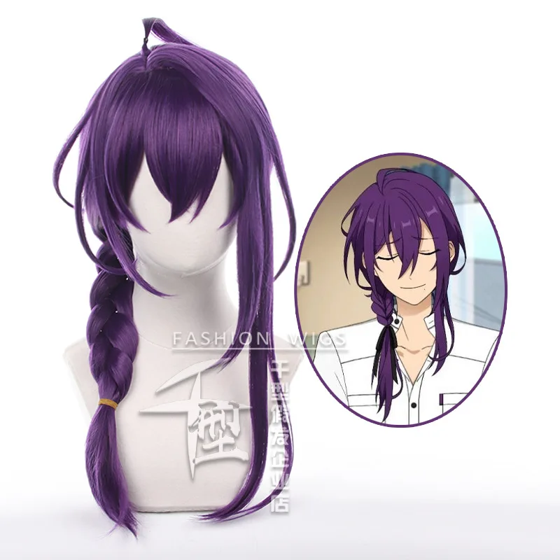 

Ayase Mayoi Wig Anime ES ALKALOID Cosplay Hair Synthetic 60cm Party Halloween +Free Wig Cap