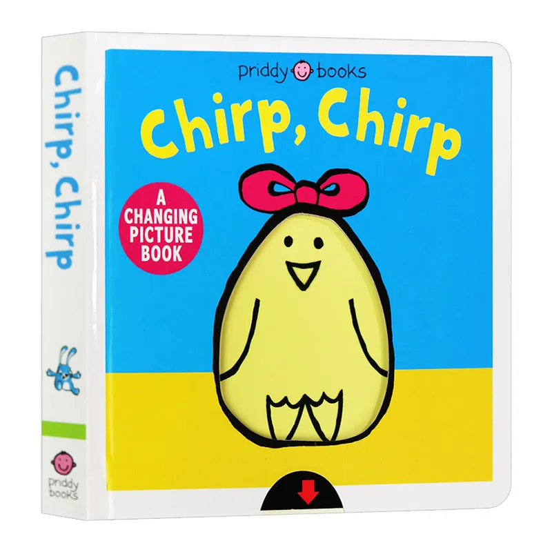 

Книга с изменяющимися картинками Chirp, книга с картинками на английском языке для детей в возрасте 1, 2, 3, 9780312529734