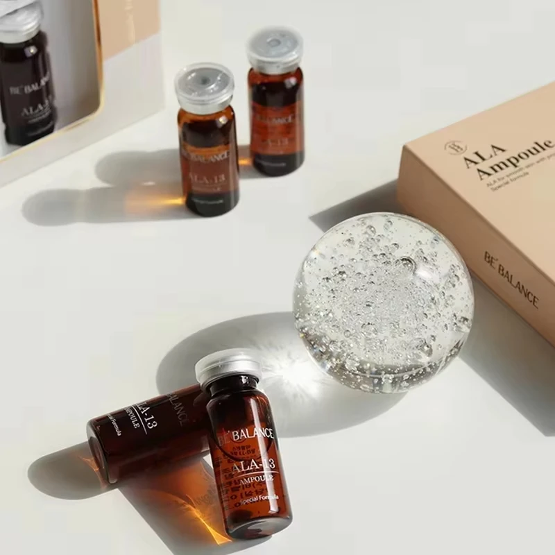 5 vials 10ml Hyaluronic Acial Serum Essence Kit BRIGHTENING/ALA/HYDRA/REPAIR Face Serum Vitamin C Cosmetics Beauty Moisturizing