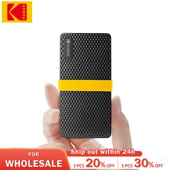 코닥 X200 휴대용 SSD 2TB 1TB USB 3.1 C 타입 외장 드라이브 하드 디스크, 512GB 256GB 솔리드 스테이트 드라이브, PS4 노트북 맥북 PC용