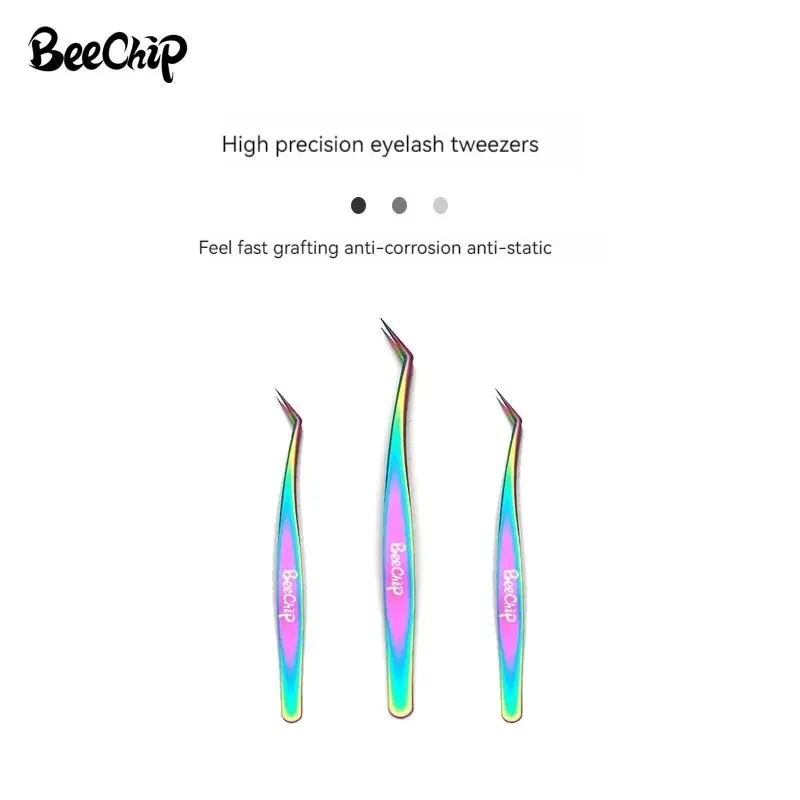 Eyelash Tweezers Eyelash Beauty Tweezers Eyelash Grafting Stainless Steel Tweezers Planting False Eyelashes Auxiliary Device