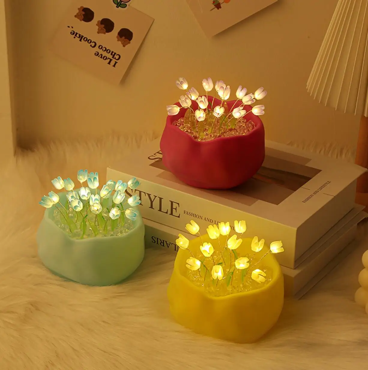 

Girls' Flower Decorative Atmosphere Lamp