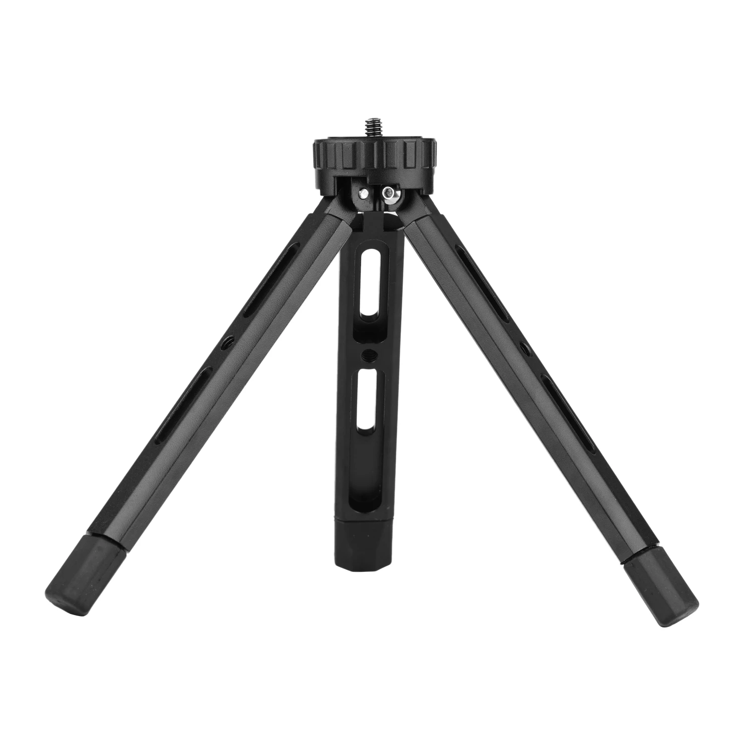 Ru Tabletop Folding Tripod Aluminum Alloy 1/4 Screw Mount Function Leg