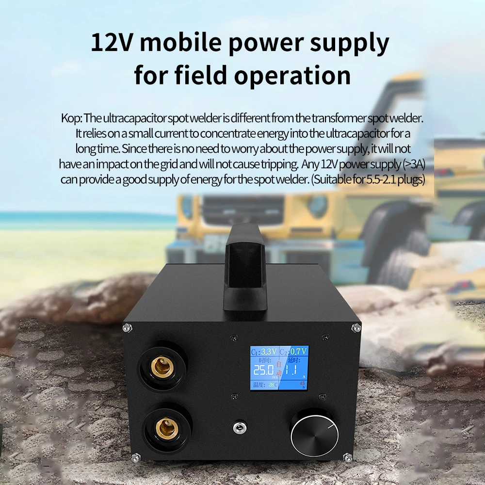 DIY Energy Storage Mini Touch Welder Six Speed Adjustment Spot Welding Battery Machine Tool Kit Handheld for 18650 Battery 5
