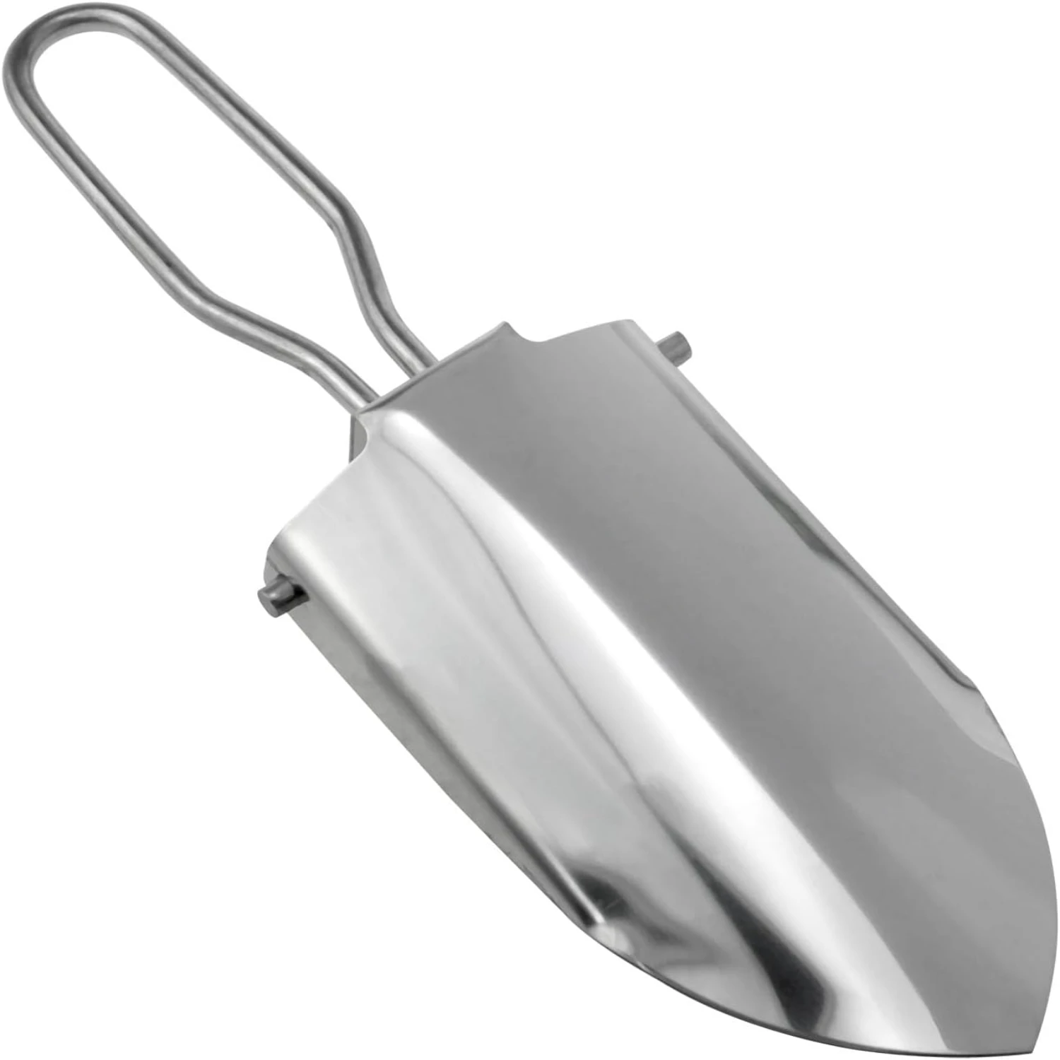 Portable Stainless Steel Folding Trowel - Sturdy, Lightweight, Durable, and Compact - Ideal Outdoor Activities Travel Companion 2