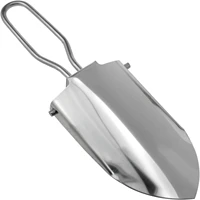 Portable Stainless Steel Folding Trowel - Sturdy, Lightweight, Durable, and Compact - Ideal Outdoor Activities Travel Companion 2
