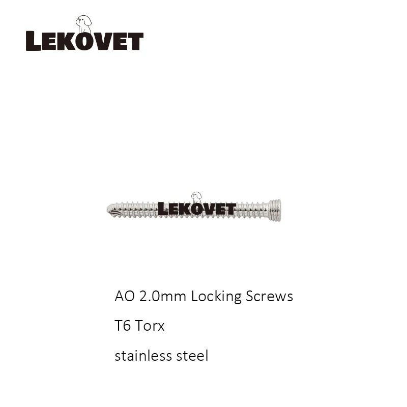 Veterinary Surgical Instruments 2.0mm stainless steel Locking Screws Veterinaria Pets Orthopedic Surgical Tools Medical Supplies veterinary surgical instruments,orthopedic instruments