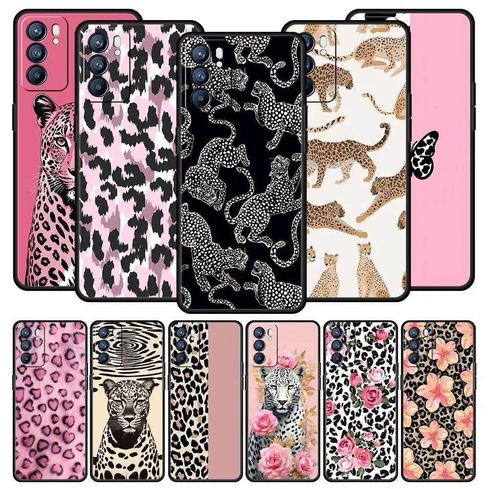 Floral Leopard Eyes Phone Case Cover