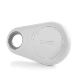 Compact Bluetooth GPS Tracker & Anti - Lost Smart Tag Key Finder (White)