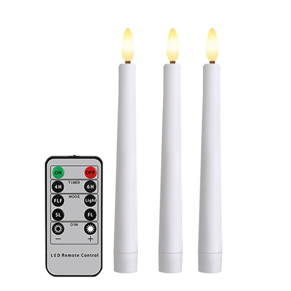Confezione Da 6 Candele A LED Senza Fiamma A Batteria