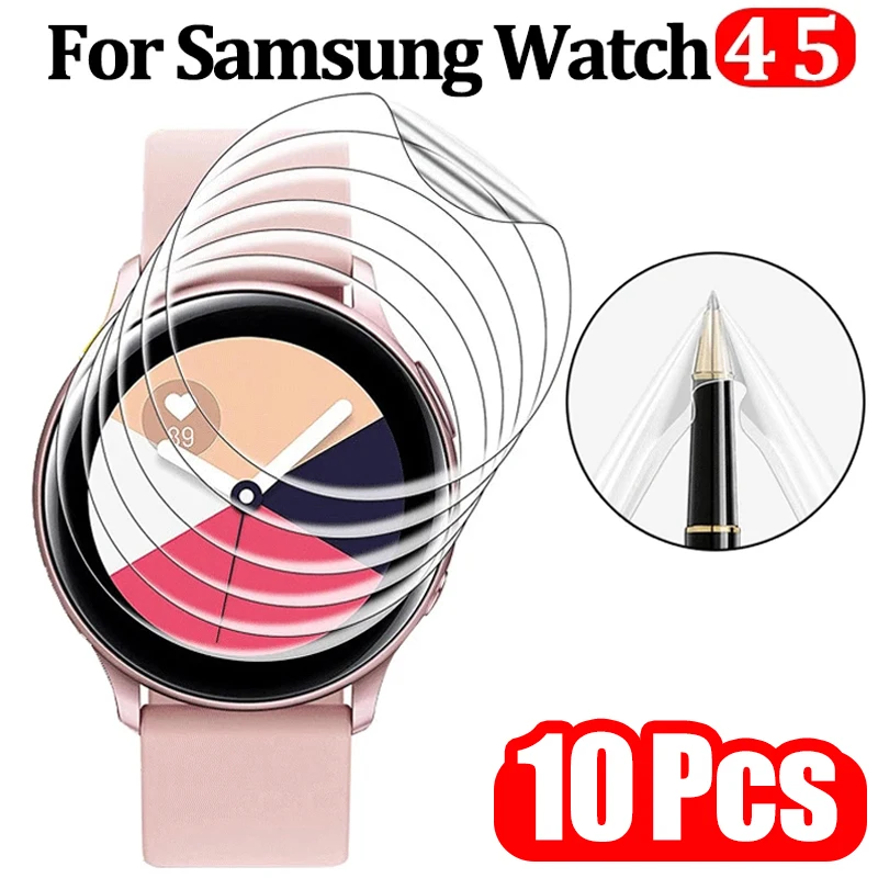 

Гидрогелевая пленка для Samsung Galaxy Watch 5 5Pro 4 40/44 мм, мягкая тонкая защитная пленка из ТПУ для Samsung Watch 4 CLASSIC 42/46 мм