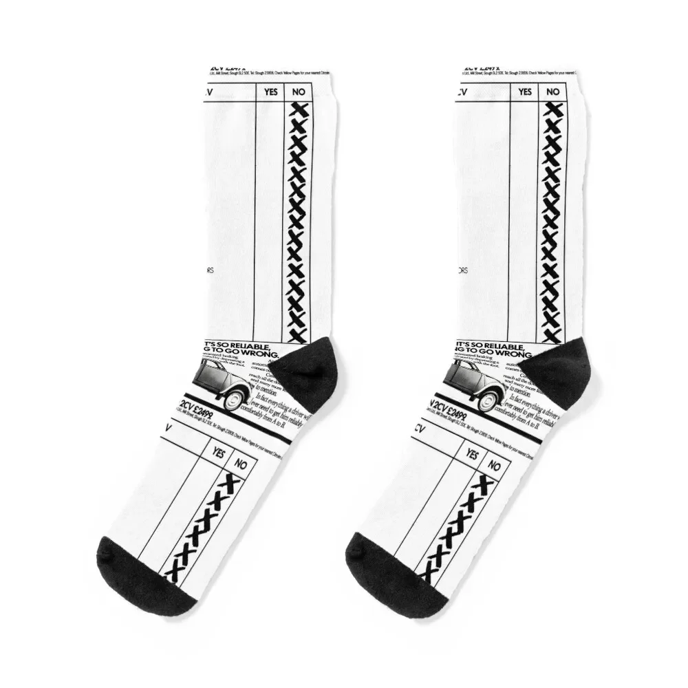 

2CV Socks golf Stockings Girl'S Socks Men's