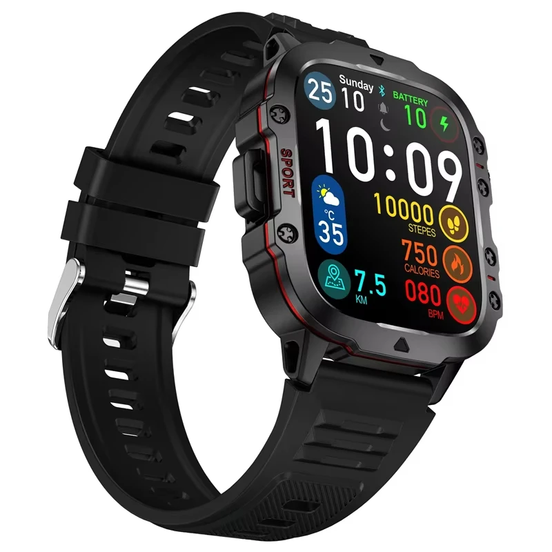 Smart Watch LAXASFIT Smart Watch 2.01 inch Large Screen HD Bluetooth Call Voice Assistant Men Women Smart Watch Sports Fitness Tracker