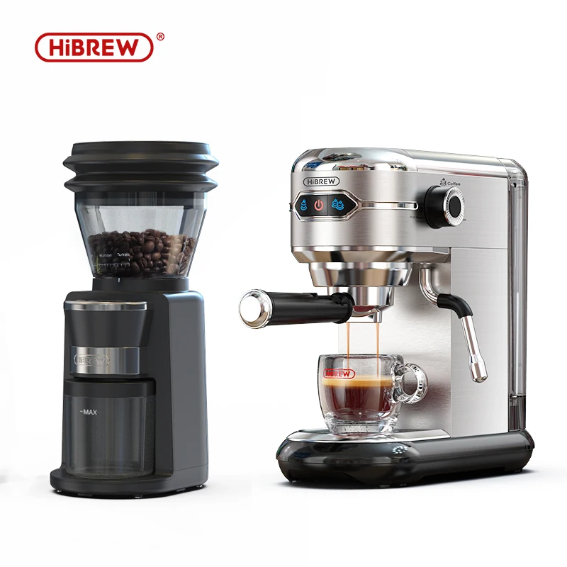 Hibrew-自動電気コーヒーグラインダー,バーミル,エスプレッソ用