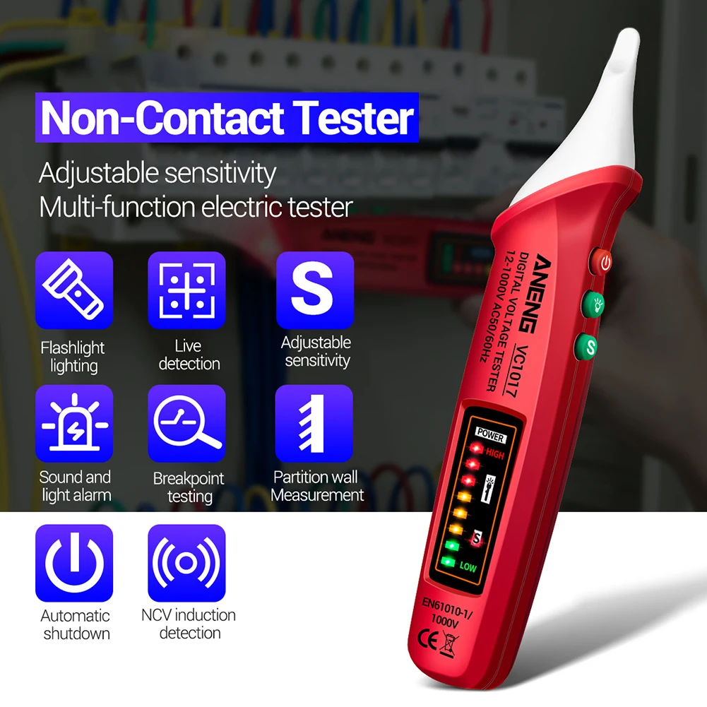 ANENG VC1018     ׽    AC   12V-1000V а  