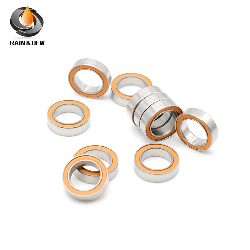 Rolamento de Esferas de Cerâmica Híbrida de S6700rs cb S6700 2rs cb Abec7 10x15x4 S61700 Pcs Aço Inoxidável