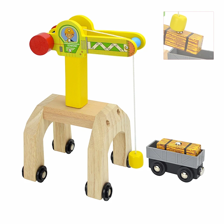 Tunnel Double Gris YO-HAPPY Pour Train En Bois - Accessoire De Voie Amusant !