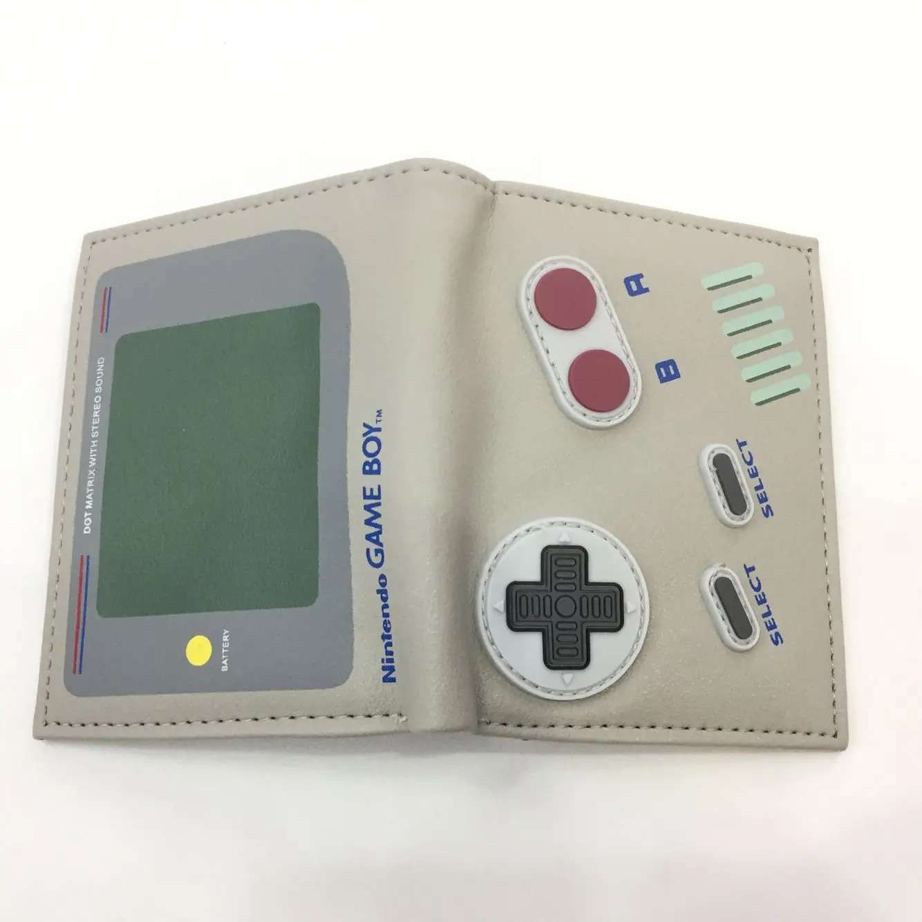 Classic style anime game peripheral game console model wallet Game Boy console appearance wallet Cosplay accessories Boy's Gift