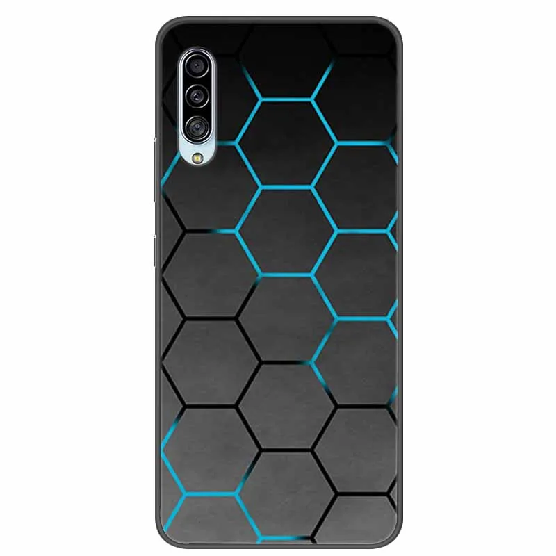 Sleek Black Fashion Soft TPU Silicone Phone Case for Samsung Galaxy A90 5G - 6.7