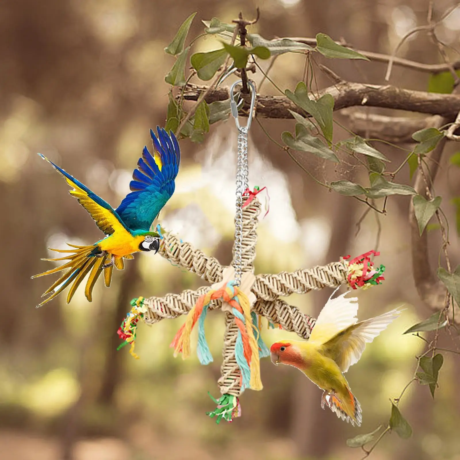 Standing Chewing Toy Hanging Bird Toys for Pet Bird Supplies Budgie Finch bird toy