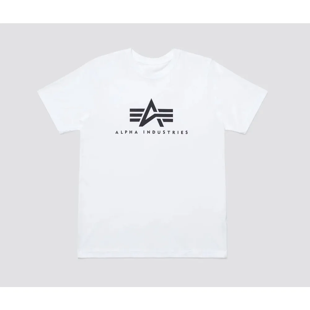 American ALPHA Α Coefficient Industrial Classic LOGO Round Neck Trendy Brand Short-sleeved Unisex Niche Breathable T-shirt 2