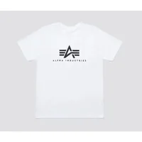 American ALPHA Α Coefficient Industrial Classic LOGO Round Neck Trendy Brand Short-sleeved Unisex Niche Breathable T-shirt 2