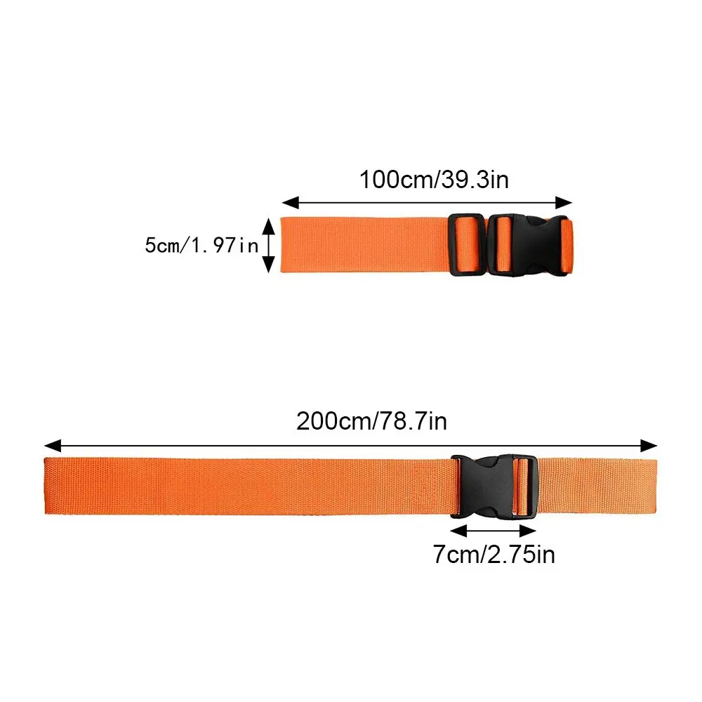 Luggage Safe Strap Adjustable Travel Accessories One Word Suitcase Buckle Strap Baggage Packing Belt Travel Suitcase Accessories