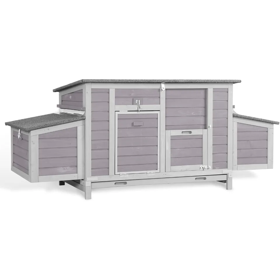 Large Outdoor Chicken Coop with Nesting Boxes
