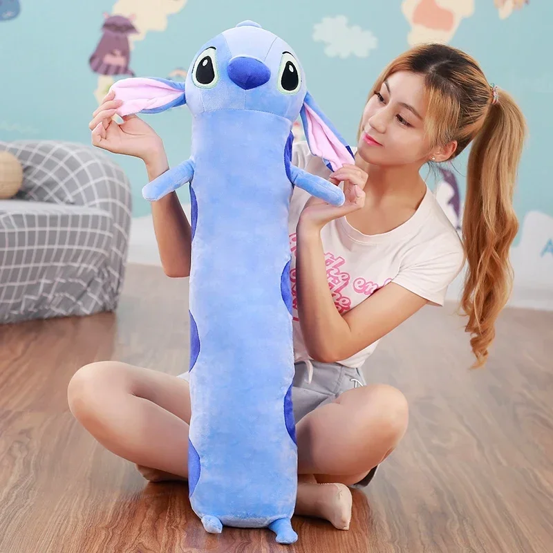 90/140cm Long Stitch Back Cushion Sofa Bed Comfortable Cushion Stuffed Anime Throw Pillow Leg Cushion Washable Gifts Girl Kids 2