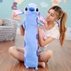 90/140cm Long Stitch Back Cushion Sofa Bed Comfortable Cushion Stuffed Anime Throw Pillow Leg Cushion Washable Gifts Girl Kids 2