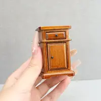 1 pièces 1:12 maison de poupée Miniature chambre Table de chevet meubles maison modèle décor jouet maison de poupée accessoires 2